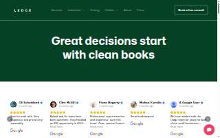 Ledge Accounting website