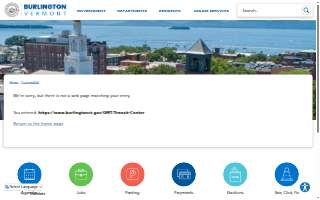 Green Mountain Transit Downtown Transit Center website