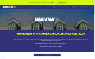 Momentum Construction Group website