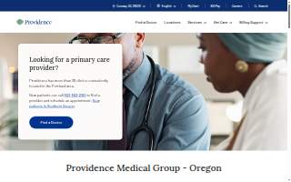Providence Medical Group website