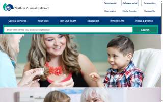 Children's Health Center at Northern Arizona Healthcare website