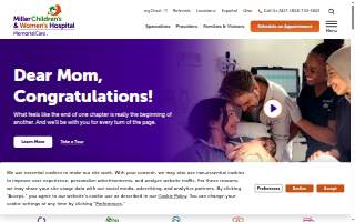 MemorialCare Miller Children's & Women's Hospital website