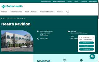 Health Pavilion website