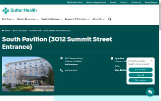 South Pavilion (3012 Summit Street Entrance) website