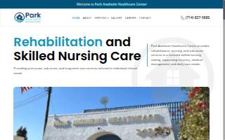 Park Anaheim Health Center website