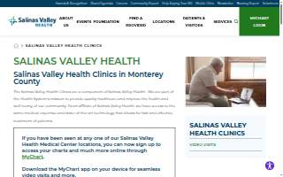 Salinas Valley Medical Clinic website