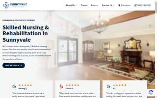 Sunnyvale Post-Acute Center website