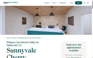 One Medical Primary Care Clinic - Sunnyvale Cherry Orchard website
