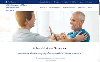 Providence Little Company of Mary Medical Center - Torrance Rehabilitation Services website