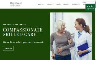 Bay Crest Care Center website