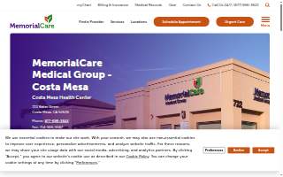 MemorialCare Medical Group - Costa Mesa website