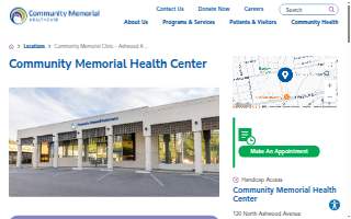 Community Memorial Health Center – Ashwood Avenue website