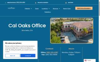 Rancho Family Medical Group- Murrieta website