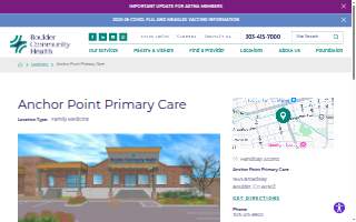 Anchor Point Primary Care website