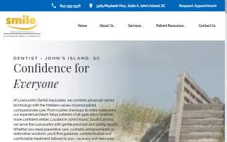 Lowcountry Dental Associates website