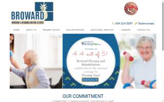 Broward Nursing & Rehabilitation Center website