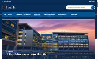 UF Health Neuromedicine Hospital website