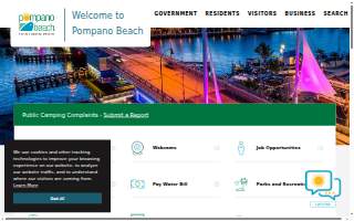 Pompano Beach Realty website