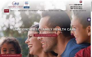 Nation's Best Family Health Care website