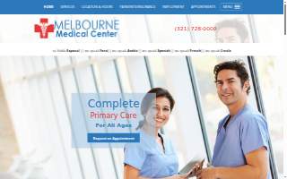 Melbourne Medical Center website
