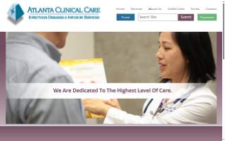 Atlanta Clinical Care website