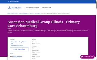 Ascension Medical Group Illinois - Primary Care Schaumburg website