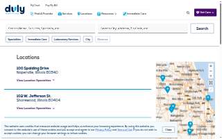 Duly Health and Care of Hoffman Estates website