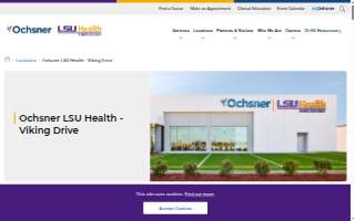 Ochsner LSU Health - Viking Drive, Multispecialty Center website