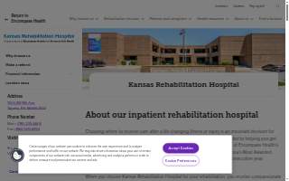 Kansas Rehabilitation Hospital website