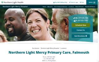 Northern Light Mercy Primary Care of Falmouth website