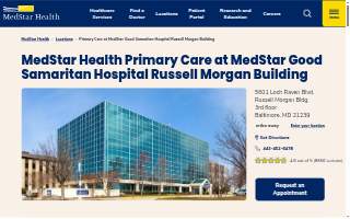 MedStar Health: Primary Care, Gastroenterology, and Endocrinology at Baltimore website