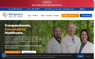 Montgomery Medical Clinic website