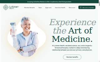 Lutanen Health of Boston website