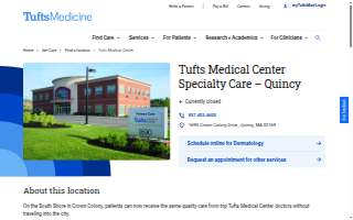 Tufts Medical Center Specialty Care – Quincy website