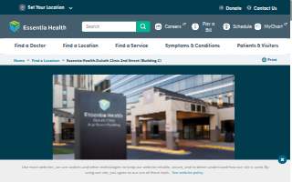 Essentia Health-Duluth Clinic 2nd Street (Building C) website