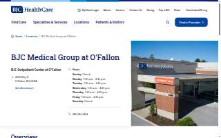 BJC Medical Group at O'Fallon website