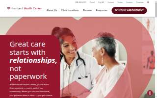 Heartland Health Center Medical and Behavioral website