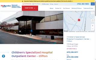 Children's Specialized Hospital Outpatient Center – Clifton website