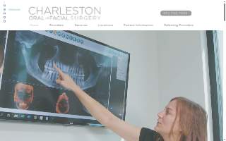 Charleston Oral and Facial Surgery of Mt Pleasant website