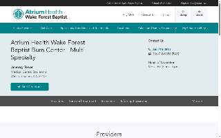 Atrium Health Wake Forest Baptist Burn Center - Multi-Specialty website