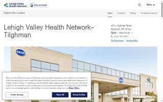 Lehigh Valley Health Network–Tilghman website