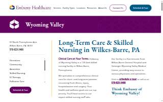 Embassy of Wyoming Valley website