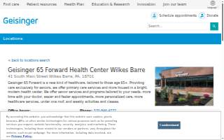 Geisinger 65 Forward Health Center website