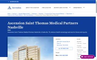 Ascension Saint Thomas Medical Partners Nashville website