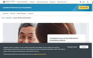 Baylor Scott & White Hospital Medicine - Plano website
