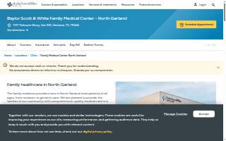 Baylor Scott & White Family Medical Center - North Garland website