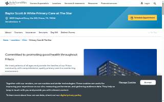 Baylor Scott & White Primary Care at The Star website