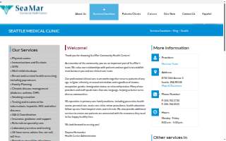 Sea Mar Seattle Medical Clinic website