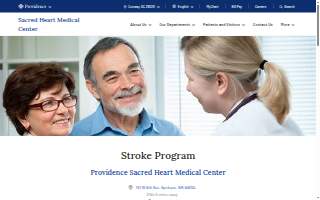 Providence Sacred Heart Stroke Center website