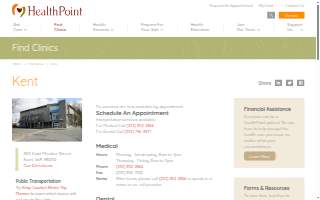 HealthPoint Kent website